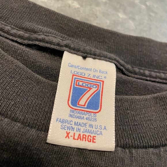 Vintage 90s CHICAGO BULLS 5 Time NBA Champions Logo 7 Tee Shirt Mens XL Cotton - Picture 4 of 9